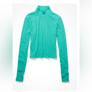 AE Long-Sleeve Mock Neck T-Shirt